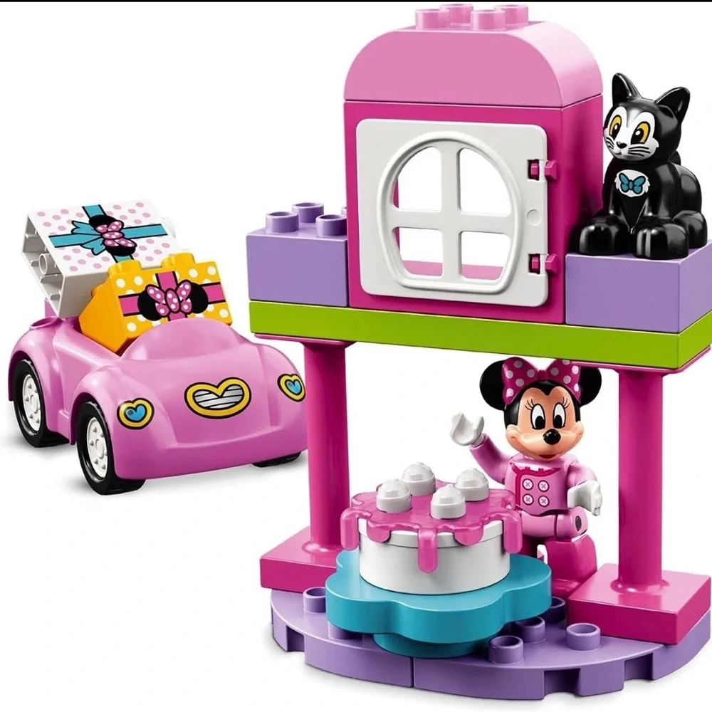 Lego 10873 DUPLO Minnie’s Birthday Party Purple and Yellow Brick Set